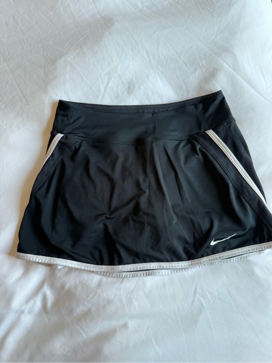Nike Dresses & Skirts - Nike Women’s Black Skort with White Trim and Swoosh